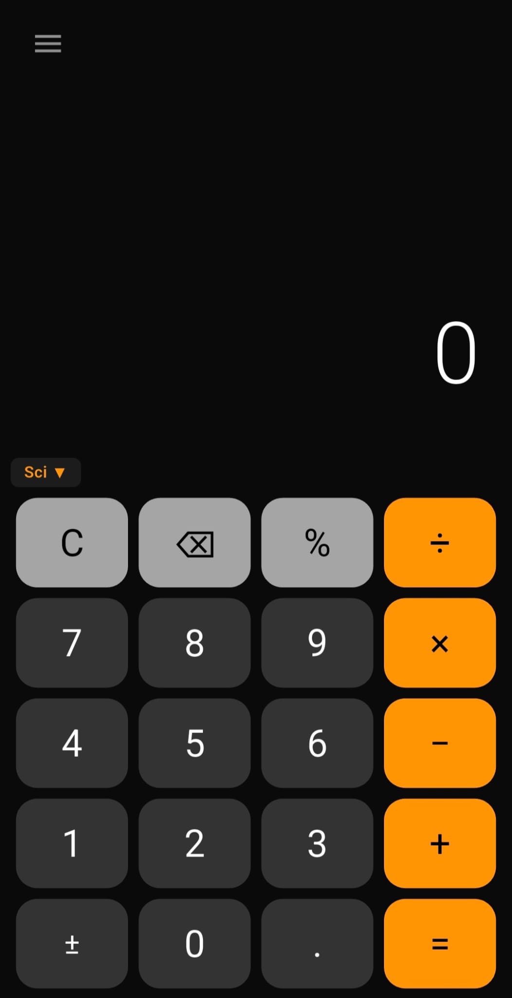 Vault Calculator: die Rechner-Ansicht